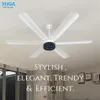 Xuga Jovian F6F Premium 1200mm Ceiling Fan | High SV 6.87 Service Value | 32W Low Power Consumption with 210 CMM Airflow | 6+ Boost Speed Settings