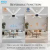 Xuga Jovian F6F Premium 1200mm Ceiling Fan | High SV 6.87 Service Value | 32W Low Power Consumption with 210 CMM Airflow | 6+ Boost Speed Settings