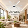 Xuga Jovian F6F Premium 1200mm Ceiling Fan | High SV 6.87 Service Value | 32W Low Power Consumption with 210 CMM Airflow | 6+ Boost Speed Settings I 5-year warranty