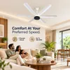 Xuga Jovian F6F Premium 1200mm Ceiling Fan | High SV 6.87 Service Value | 32W Low Power Consumption with 210 CMM Airflow | 6+ Boost Speed Settings I 5-year warranty
