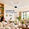 Xuga Jovian F6F Premium 1200mm Ceiling Fan | High SV 6.87 Service Value | 32W Low Power Consumption with 210 CMM Airflow | 6+ Boost Speed Settings I 5-year warranty
