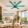 Xuga Jovian F6T Premium 1200mm Ceiling Fan | High SV 6.87 Service Value | 32W Low Power Consumption with 210 CMM Airflow | 6+ Boost Speed Settings | Copper Motor | 5 Years Warranty