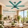 Xuga Jovian F6T Premium 1200mm Ceiling Fan | High SV 6.87 Service Value | 32W Low Power Consumption with 210 CMM Airflow | 6+ Boost Speed Settings | Copper Motor | 5 Years Warranty