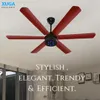 Xuga Jovian F6R-D Premium 1200mm Ceiling Fan | High SV 6.87 Service Value | 32W Low Power Consumption with 210 CMM Airflow | 6+ Boost Speed Settings