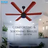 Xuga Jovian F6R-D Premium 1200mm Ceiling Fan | High SV 6.87 Service Value | 32W Low Power Consumption with 210 CMM Airflow | 6+ Boost Speed Settings