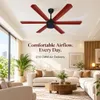 Xuga Jovian F6R-D Premium 1200mm Ceiling Fan | High SV 6.87 Service Value | 32W Low Power Consumption with 210 CMM Airflow | 6+ Boost Speed Settings I 5 Years Warranty