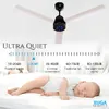Xuga Aether F7F-D 3-Blade BLDC Ceiling Fan | 1200mm Sweep | 380 RPM High-Speed Motor | 220 CMM Air Delivery | Energy Saving 28W with 6+ Boost Speeds & Low THD