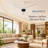 Xuga Aether F7F 3-Blade BLDC Ceiling Fan | 1200mm Sweep | 380 RPM High-Speed Motor | 220 CMM Air Delivery | Energy Saving 28W with 6+ Boost Speeds & Low THD | Copper Motor | 5 Years Warranty