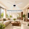 Xuga Aether F7F 3-Blade BLDC Ceiling Fan | 1200mm Sweep | 380 RPM High-Speed Motor | 220 CMM Air Delivery | Energy Saving 28W with 6+ Boost Speeds & Low THD | Copper Motor | 5 Years Warranty
