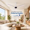 Xuga Aether F7F 3-Blade BLDC Ceiling Fan | 1200mm Sweep | 380 RPM High-Speed Motor | 220 CMM Air Delivery | Energy Saving 28W with 6+ Boost Speeds & Low THD | Copper Motor | 5 Years Warranty