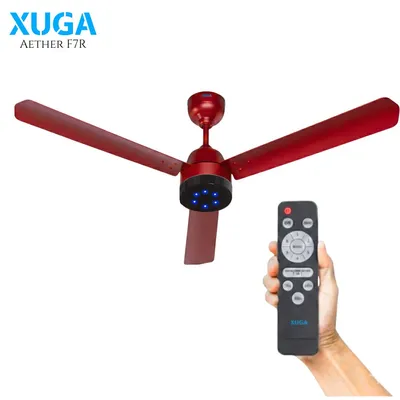 Xuga Aether F7R 3-Blade BLDC Ceiling Fan | 1200mm Sweep | 380 RPM High-Speed Motor | 220 CMM Air Delivery | Energy Saving 28W with 6+ Boost Speeds & Low THD