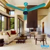Xuga Aether F7T 3-Blade BLDC Ceiling Fan | 1200mm Sweep | 380 RPM High-Speed Motor | 220 CMM Air Delivery | Energy Saving 28W with 6+ Boost Speeds & Low THD