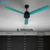 Xuga Aether F7T-D 3-Blade BLDC Ceiling Fan | 1200mm Sweep | 380 RPM High-Speed Motor | 220 CMM Air Delivery | Energy Saving 28W with 6+ Boost Speeds & Low THD