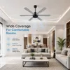 XUGA Jovian F6G-D 1200mm High-Speed Ceiling Fan | 210 CMM Airflow | 320 RPM Motor | 6+Boost Speed Settings | Copper Motor | 5 Years Warranty
