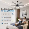 XUGA Jovian F6G-D 1200mm High-Speed Ceiling Fan | 210 CMM Airflow | 320 RPM Motor | 6+Boost Speed Settings | Copper Motor | 5 Years Warranty