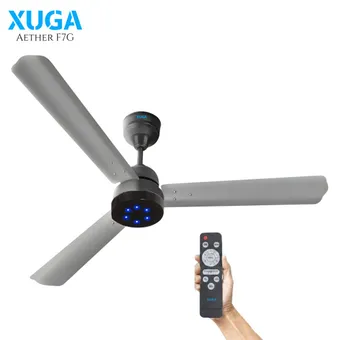 XUGA Aether F7G 1200mm Premium Ceiling Fan | 220 CMM High Air Delivery | 380 RPM High-Speed Motor | 28W Energy Efficient | 6+Boost Speed Settings