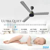 XUGA Aether F7G 1200mm Premium Ceiling Fan | 220 CMM High Air Delivery | 380 RPM High-Speed Motor | 28W Energy Efficient | 6+Boost Speed Settings