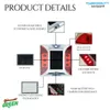 Cybernautt 600mAh 1.2V Red Waterproof Solar LED Light, Ion GL02-R