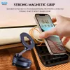 XUGA XMS11B 360° Vacuum Magnetic Phone Holder | Car Mount with Suction Cup | Holder for Car | Gym | Smooth Surface | Compatible with iPhone Android and All Smartphones