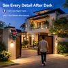 Cybernautt X10U-W Triple Lens Solar WiFi Camera,  PTZ Outdoor Security Camera with Dual Spotlight, 360° Coverage, Human Detection, Color Night Vision, Waterproof