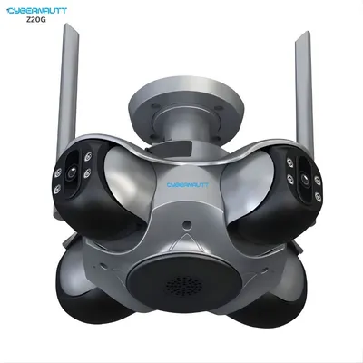 Cybernautt Z20G Security Camera Outdoor NON-SOLAR , 20MP WiFi PTZ Camera with Weatherproof, Built-In Siren, Two-Way Audio, Color Night Vision, 128GB SD Support