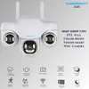 Cybernawutt Z18C Triple Lens Security Camera – 6MP  WiFi Outdoor with Night Vision & PIR Detection