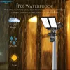 Cybernautt X16L 18MP Triple Lens Solar PTZ Camera, Outdoor Wireless Security with Color Night Vision, 2-Way Audio, Siren Alarm, IP66
