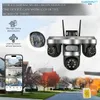 Cybernautt K18U 4G Sim Camera, 18MP Triple Lens Mobile operated Outdoor Security Camera with AI Human Detection, Dual Light & Full Color Night Vision, Two-Way Talk, No WiFi Required