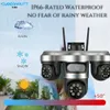 Cybernautt K18U 4G Sim Camera, 18MP Triple Lens Mobile operated Outdoor Security Camera with AI Human Detection, Dual Light & Full Color Night Vision, Two-Way Talk, No WiFi Required