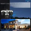 Cybernautt Z18U 18MP WiFi Security Camera, AI Human Detection, Triple-Lens, Full-Color Night Vision, Two-Way Audio, Waterproof Outdoor Surveillance