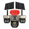 Cybernautt X18G 4G Solar Security Camera Outdoor, 4 Lenses 16MP Ultra HD, 360° Coverage Wireless, AI Human Detection, Dual-Light Full Color Night Vision, 16000mAh Battery, 2-Way Audio