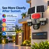 Cybernautt X18G 4G Solar Security Camera Outdoor, 4 Lenses 16MP Ultra HD, 360° Coverage Wireless, AI Human Detection, Dual-Light Full Color Night Vision, 16000mAh Battery, 2-Way Audio