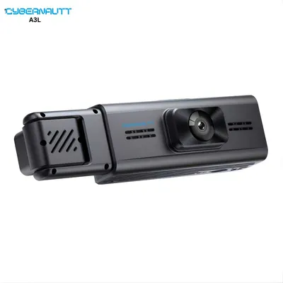 Cybernautt A3L Dashcam Front and Rear Inside, 3 Channel Triple Lens Car Camera, Built in WiFi, 170° Wide Angle, Night Vision, 3.16inch IPS Screen, Parking Mode, G-Sensor, Loop Recording