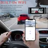 Cybernautt A3L Dashcam Front and Rear Inside, 3 Channel Triple Lens Car Camera, Built in WiFi, 170° Wide Angle, Night Vision, 3.16inch IPS Screen, Parking Mode, G-Sensor, Loop Recording