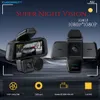 Cybernautt A3J Triple Lens Dash Cam | 3 Channel WiFi Car Camera with Infrared Night Vision & 170° Wide Angle | 3-Inch IPS Screen