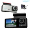 Cybernautt A3N Triple Dash Cam: 3 Channel WiFi Car Camera with Night Vision, 170° Wide Angle, 2Inch Screen, G-Sensor Parking Mode, Loop Recording (up to 128GB SD)