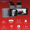 Cybernautt A2C Dual Dash Cam 2 Channel WiFi, 3Inch IPS Screen 140° Wide Angle Car Dashboard Camera with Night Vision, G-Sensor, Loop Recording, Motion Detection, Supports 128GB