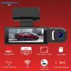 Cybernautt A2D Dual Dash Cam with WiFi & Night Vision, 3.16 Inch IPS Screen 140° Wide Angle 2 Channel Car Camera Recorder, G-Sensor, Loop Recording