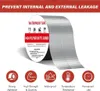 ZynkSeal Aluminum Foil Butyl Waterproof Tape | Heavy Duty Leak Repair Roof Sealant Tape | Self-Adhesive, Heat Resistant Tape for Pipe, Roof, Wall, Window Cracks | Multi-Purpose with Scraper (Pack of 3)