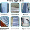 ZynkSeal Aluminum Foil Butyl Waterproof Tape | Heavy Duty Leak Repair Roof Sealant Tape | Self-Adhesive, Heat Resistant Tape for Pipe, Roof, Wall, Window Cracks | Multi-Purpose with Scraper (Pack of 3)