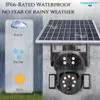 Cybernautt X8A 4G LTE Solar Security Camera, No WiFi Needed, Dual Lens 8MP Outdoor Wireless, AI Humanoid Detection, Full Color Night Vision, Two-Way Talk, 8000mAh Battery, 8W Solar, TF 128GB