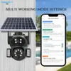 Cybernautt X8A 4G LTE Solar Security Camera, No WiFi Needed, Dual Lens 8MP Outdoor Wireless, AI Humanoid Detection, Full Color Night Vision, Two-Way Talk, 8000mAh Battery, 8W Solar, TF 128GB