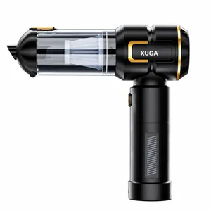 XUGA Torq 17000Pa Cordless Car Vacuum Cleaner | 3 Speed Wireless Handheld Vacuum with 7800mAh Battery, LED Light, Power Bank & 10 Attachments | High Power Car Cleaning Vacuum