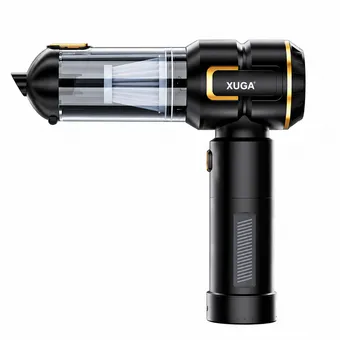 XUGA Torq 17000Pa Cordless Car Vacuum Cleaner | 3 Speed Wireless Handheld Vacuum with 7800mAh Battery, LED Light, Power Bank & 10 Attachments | High Power Car Cleaning Vacuum