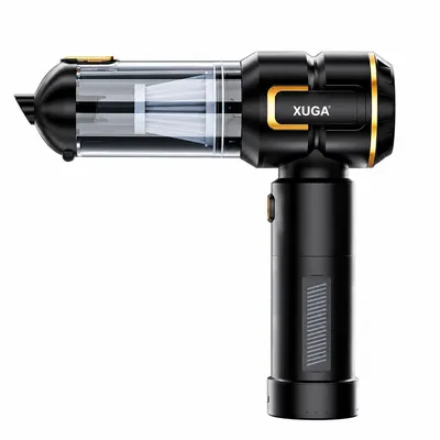 XUGA Torq 17000Pa Cordless Car Vacuum Cleaner | 3 Speed Wireless Handheld Vacuum with 7800mAh Battery, LED Light, Power Bank & 10 Attachments | High Power Car Cleaning Vacuum