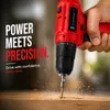 Cybernautt Flymax Series Cordless Screwdriver CNFX-CD-12 | 12V Electric Screw Drivers | 25Nm Torque | 2 Speed (0-760/0-1660 RPM) | 10mm Chuck | Rechargeable Drill with 2 Batteries, 7 Bits & Carry Case for Home & Professional Use