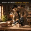 Cybernautt FM Cordless Chainsaw 21V | 6.5 Inch Mini Electric Chain Saw CNFX-CS-6 | Portable Battery Operated Wood Cutter Machine | 2 Batteries & Charger | Handheld Chainsaw for Wood Cutting, Gardening, Tree Trimming
