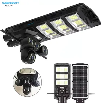 Cybernautt X12L-W 9MP FHD PTZ Wifi Solar Camera with Motion Detect, Colour Night Vision, Human Detect, IP66, 2 Way Audio & Support SD Upto 128GB