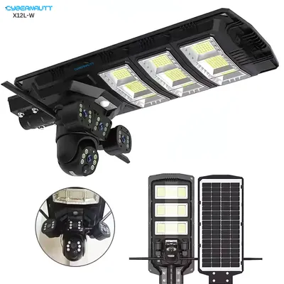 Cybernautt X12L-W 9MP FHD PTZ Wifi Solar Camera with Motion Detect, Colour Night Vision, Human Detect, IP66, 2 Way Audio & Support SD Upto 128GB