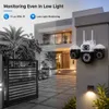 Cybernautt Z6B Triple Lens 12MP Smart WiFi Security Camera, 355° Pan & 90° Tilt, Dual-Light Full Color Night Vision, IP66 Weatherproof, 2-Way Audio, AP Hotspot, Outdoor/Indoor Pan-Tilt Camera with 4MP+4MP+4MP